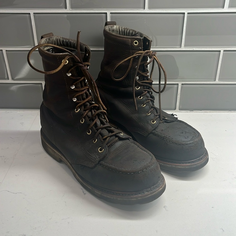 Thorogood American Heritage 8” Steel Toe Work Boots‎ Size 10 D